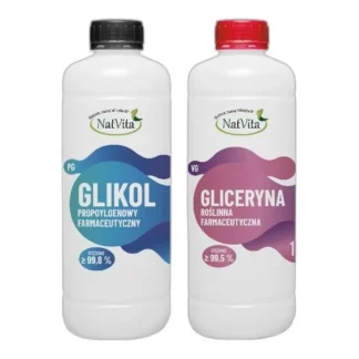 Glycol and Glycerin: Propylene Glycol + Vegetable Glycerin 1L + 1L — zdjęcie 1